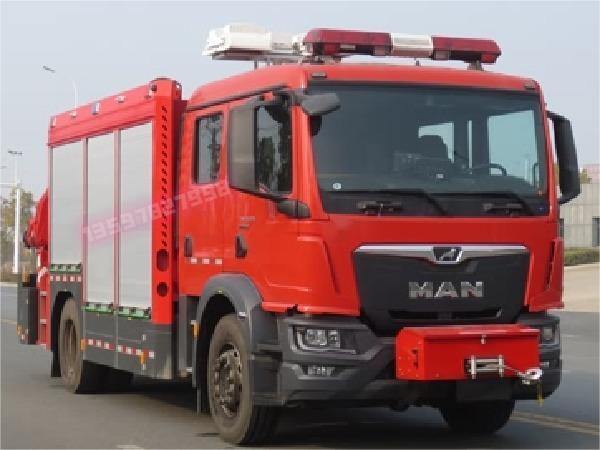德國(guó)曼搶險(xiǎn)救援消防車(chē)