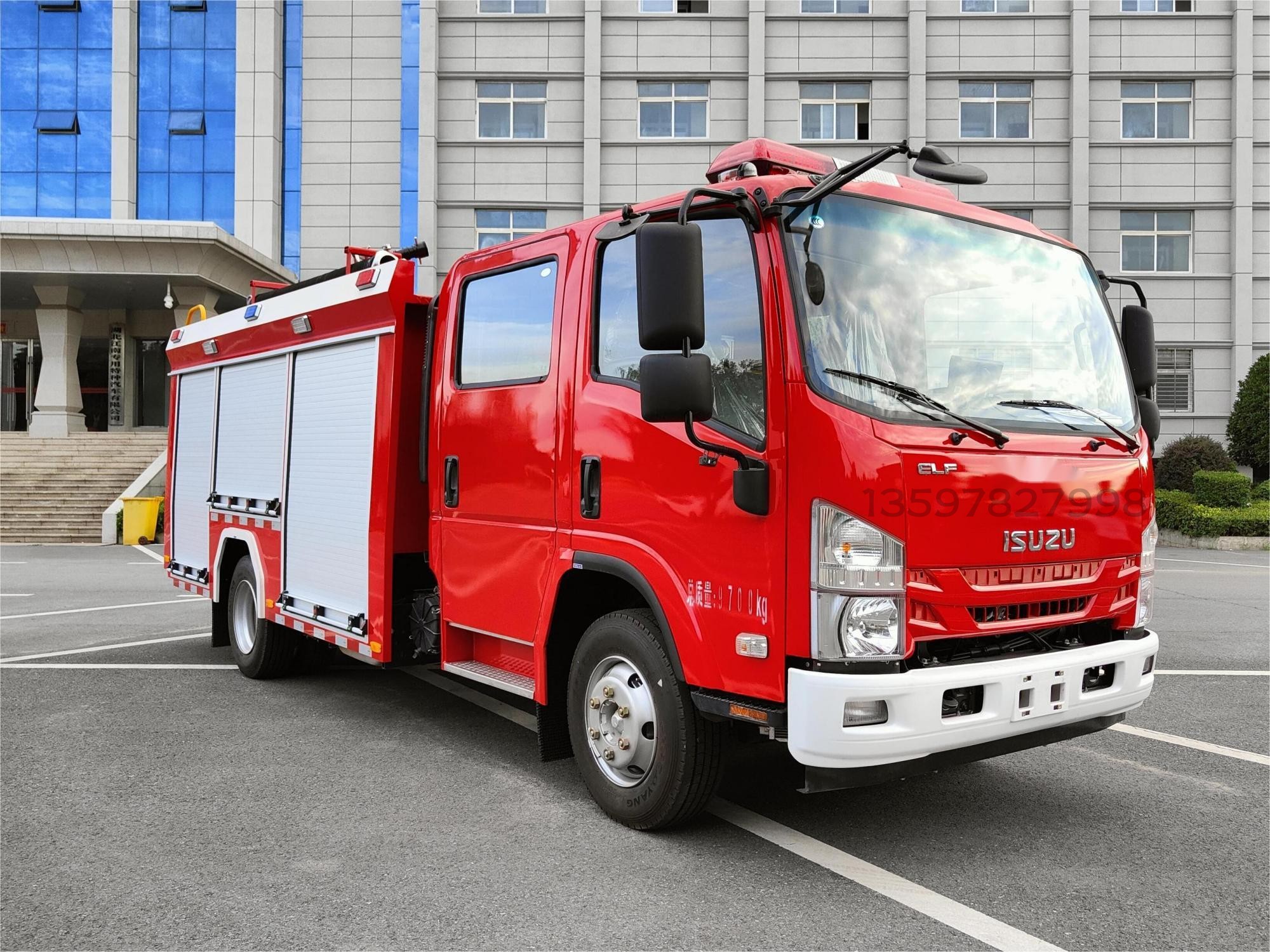 五十鈴3.5噸泡沫消防車(chē)