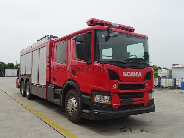 斯堪尼亞搶險(xiǎn)救援消防車(chē)